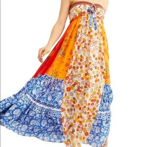 Free People Golden Dreams Maxi NWT